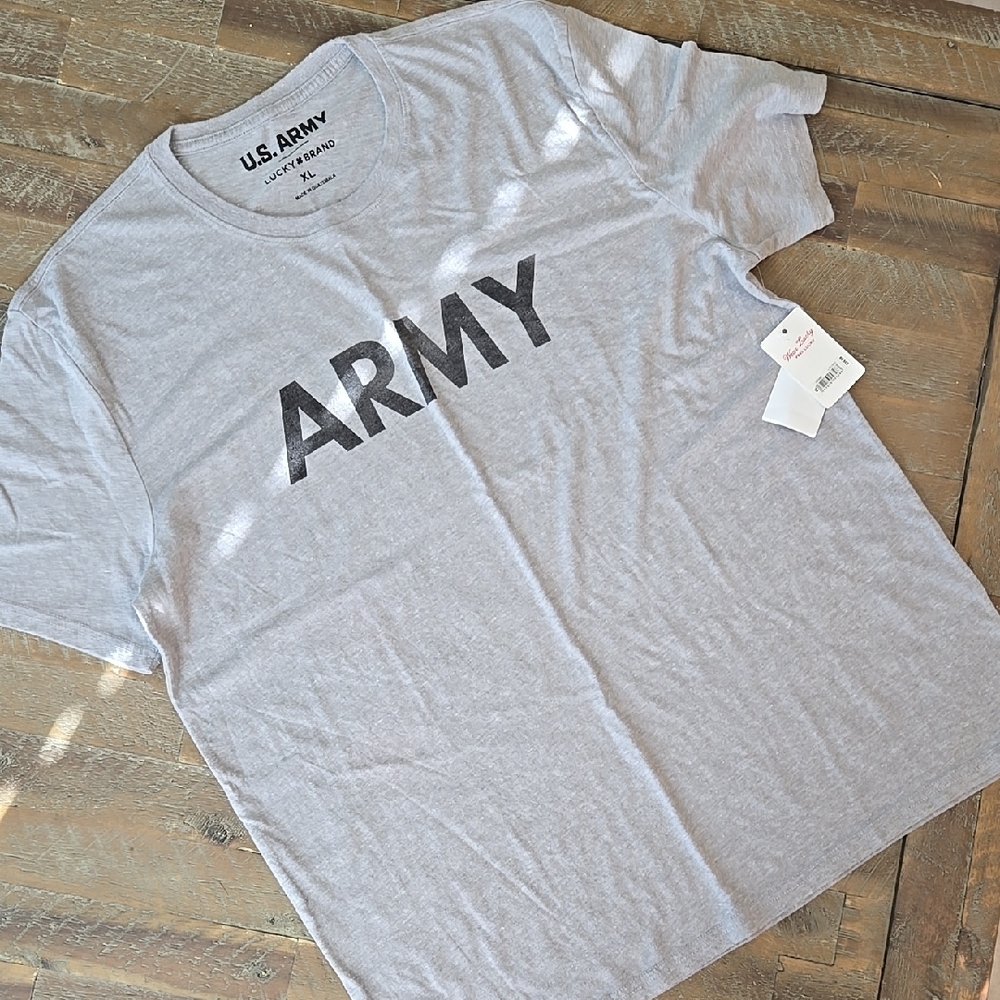 Lucky Brand U.S. Army Gray T-Shirt